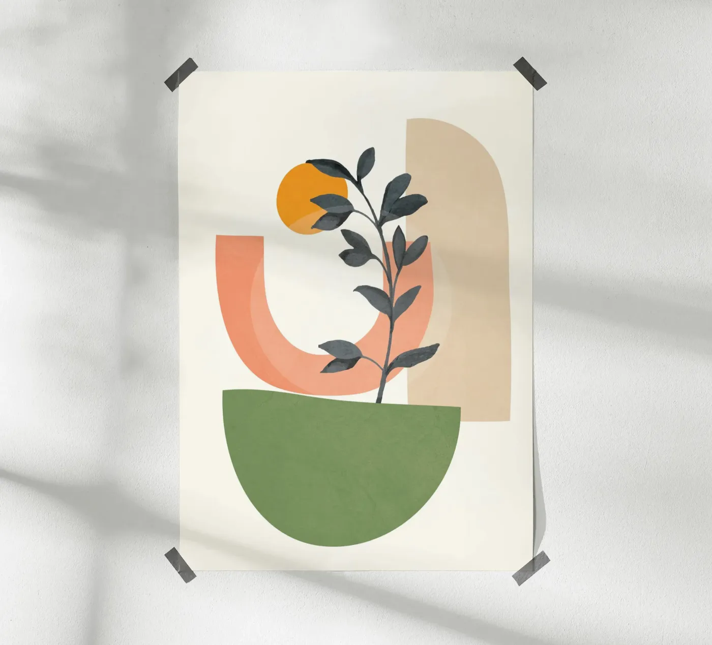 Abstract Sunset 04 poster da Flow Line