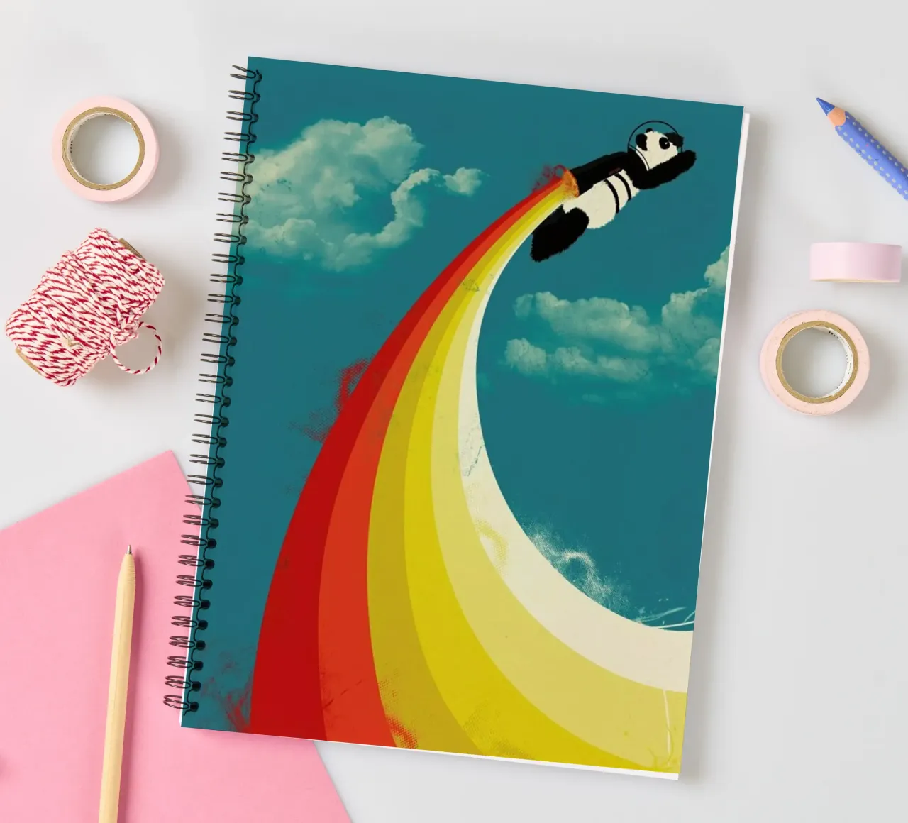 Panda Express spiral notebook by Jay Fleck
