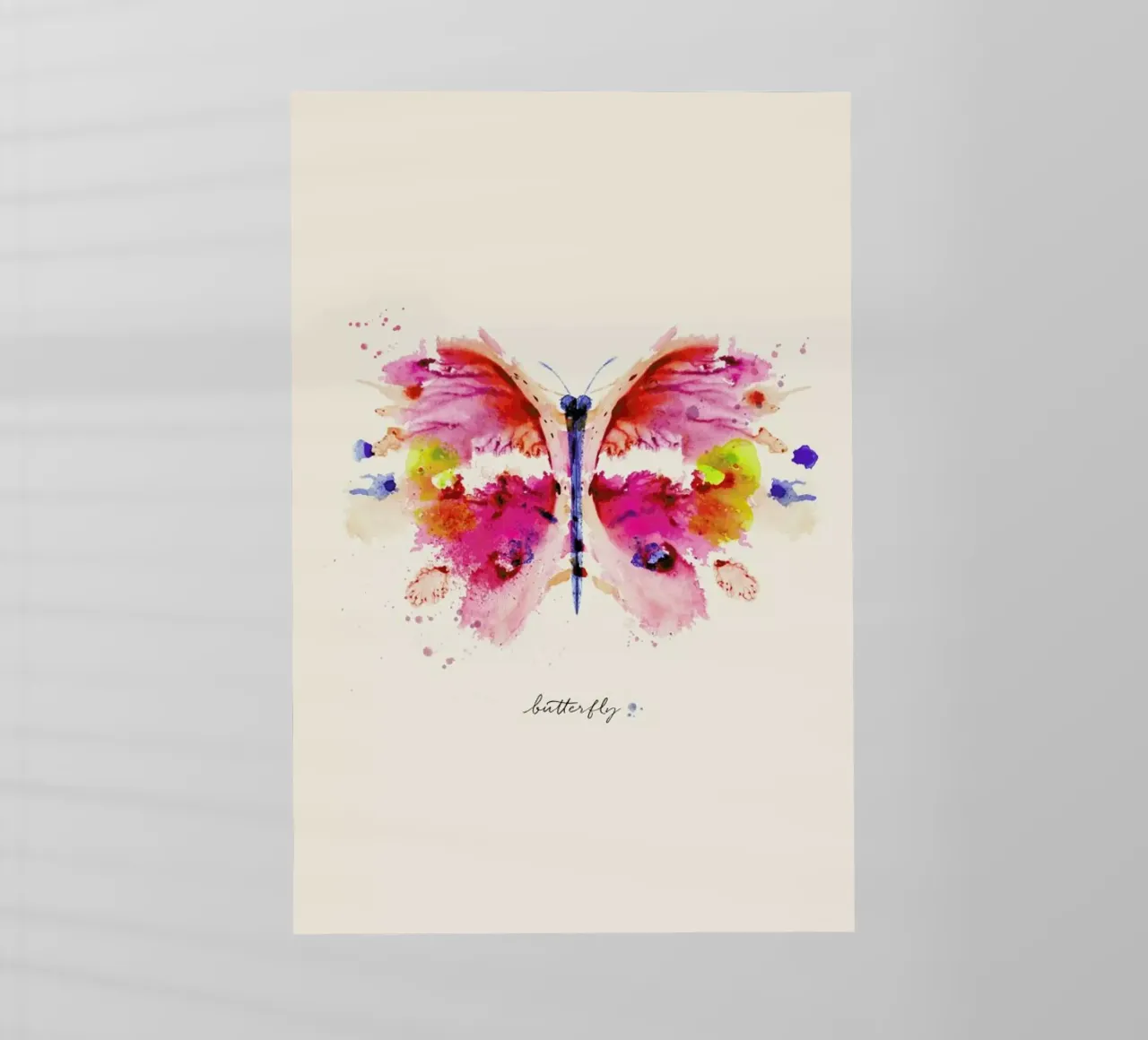 Ink Butterfly pellicola backlit da Flora & Fauna