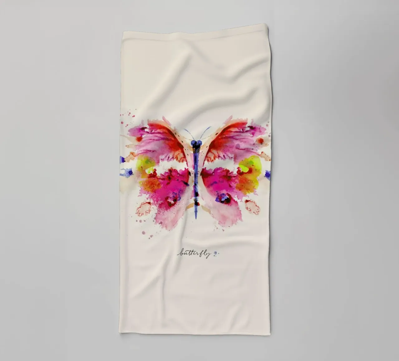 Ink Butterfly towel by Flora & Fauna