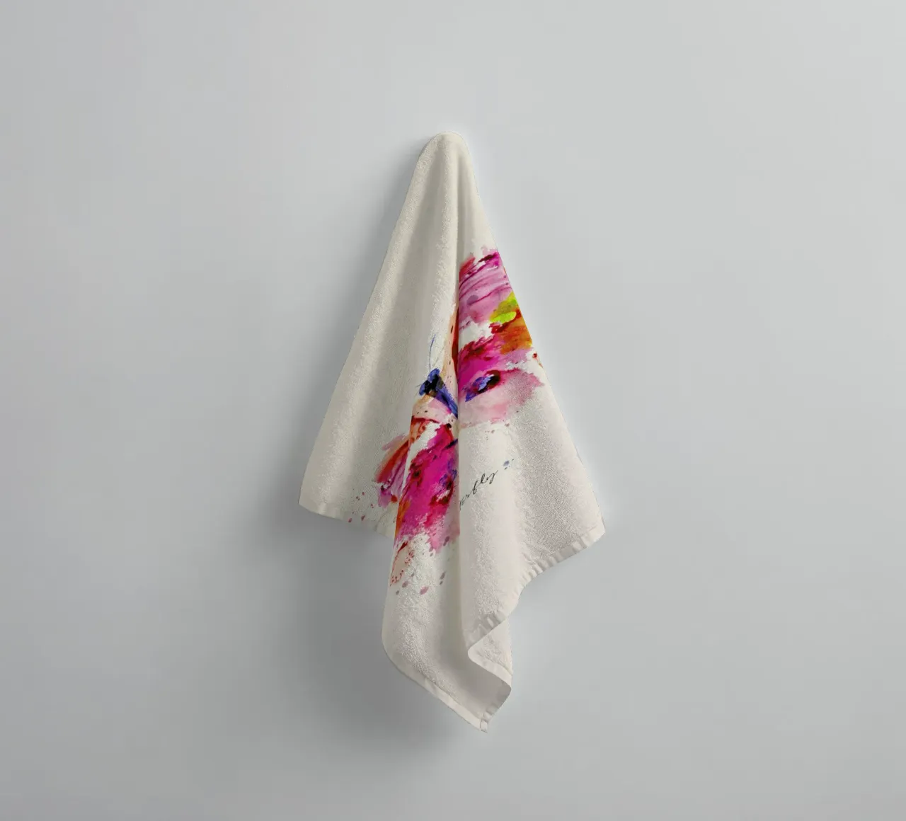 Ink Butterfly towel by Flora & Fauna