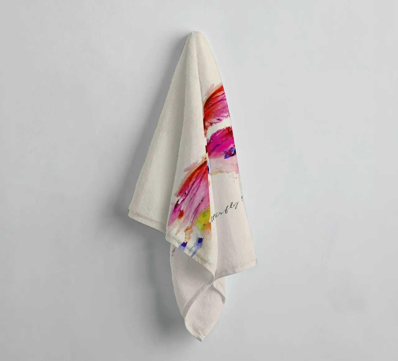 Ink Butterfly towel by Flora & Fauna