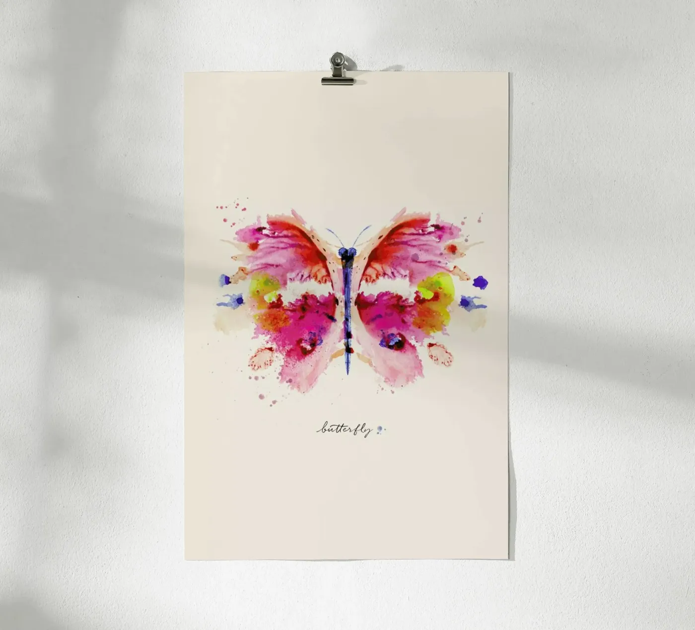 Ink Butterfly poster da Flora & Fauna