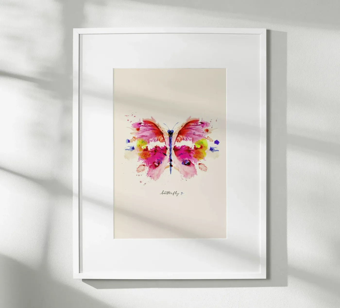 Ink Butterfly poster da Flora & Fauna