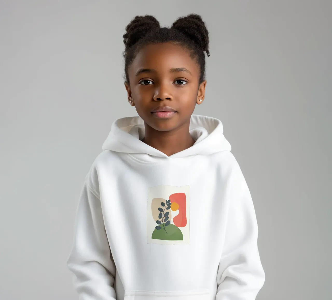 Abstract Sunset 05 sweat à capuche enfant de Flow Line