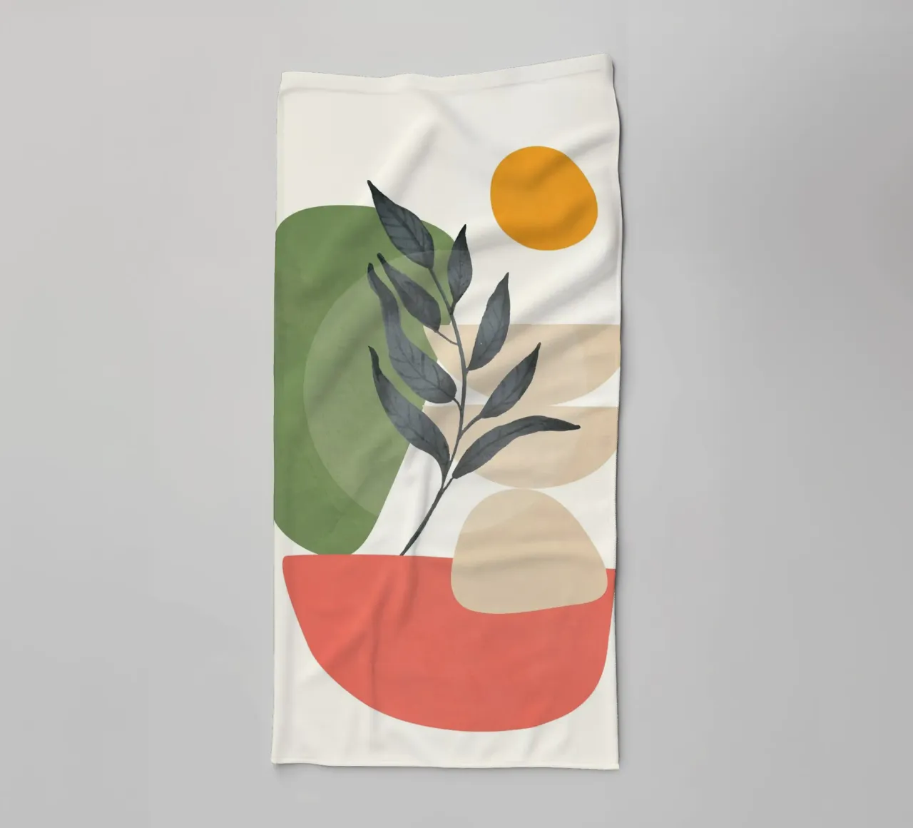Abstract Sunset 06 towel by Flow Line
