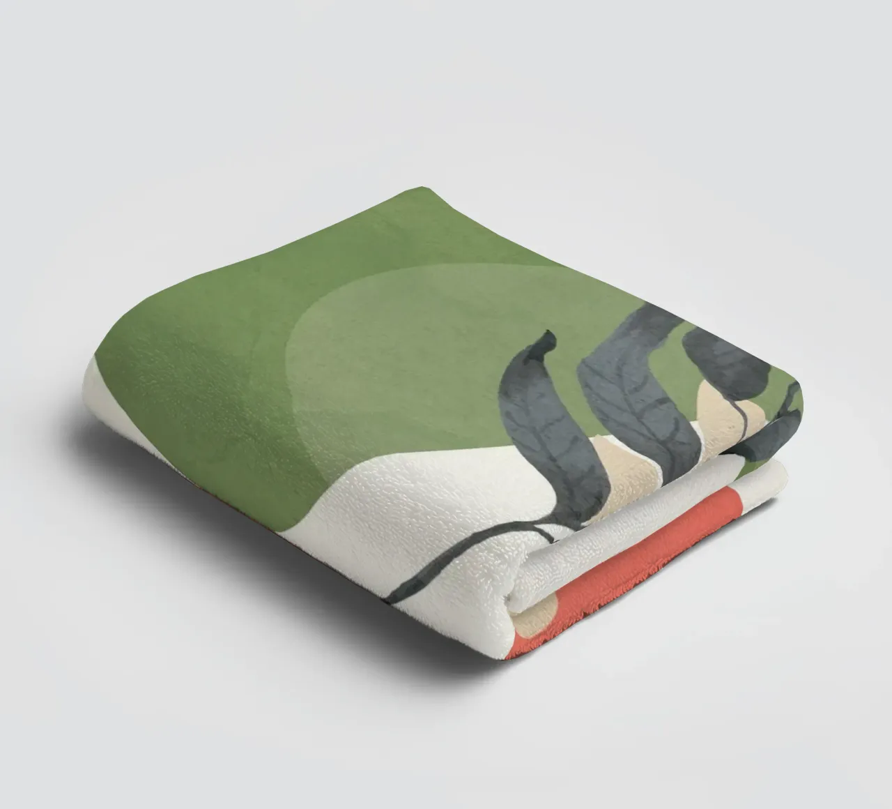 Abstract Sunset 06 towel by Flow Line