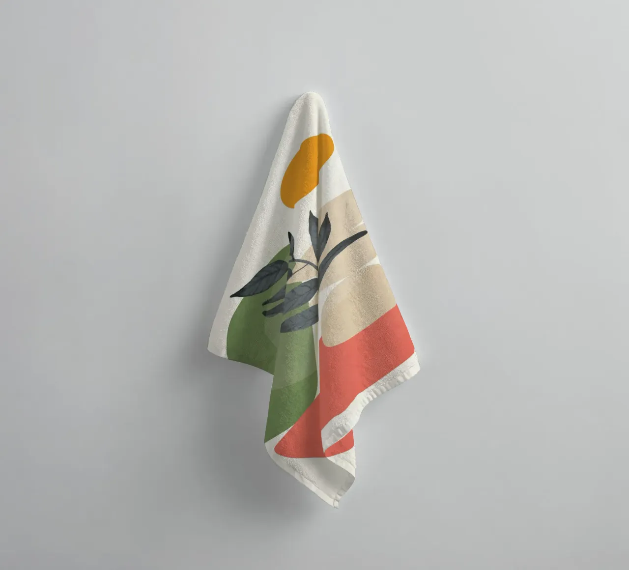 Abstract Sunset 06 towel by Flow Line