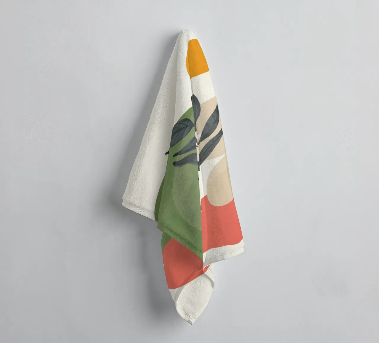 Abstract Sunset 06 towel by Flow Line