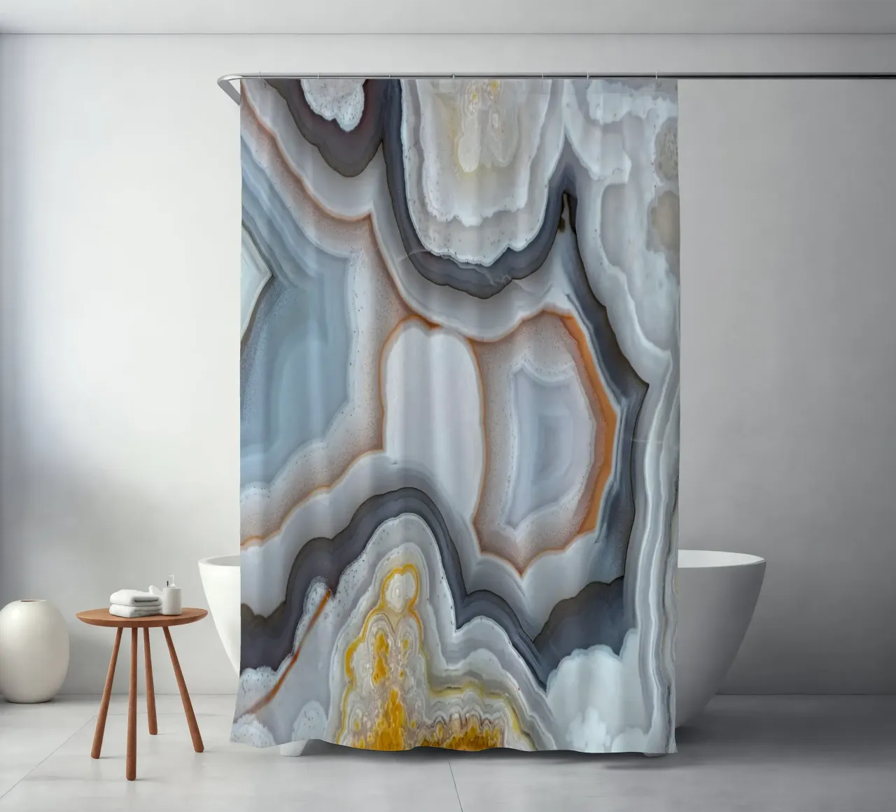 Agata Fetta Texture 20 tenda da doccia da Gemstone Textures