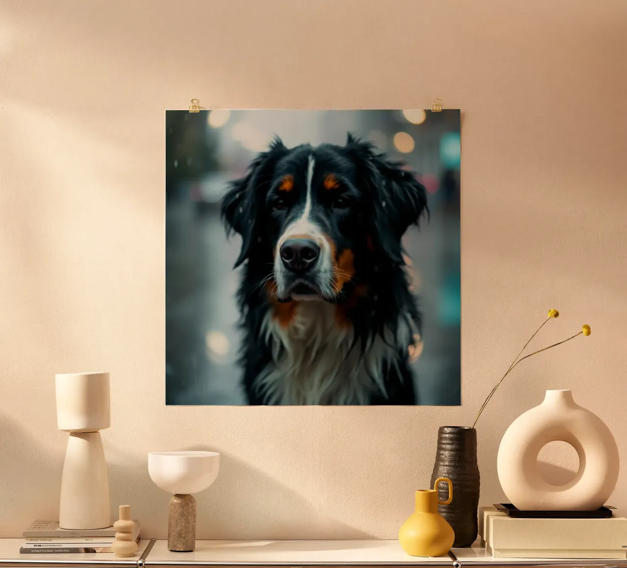 Bellissimo cane da montagna bernese #171 poster da Yumis.Beargang.and.Me