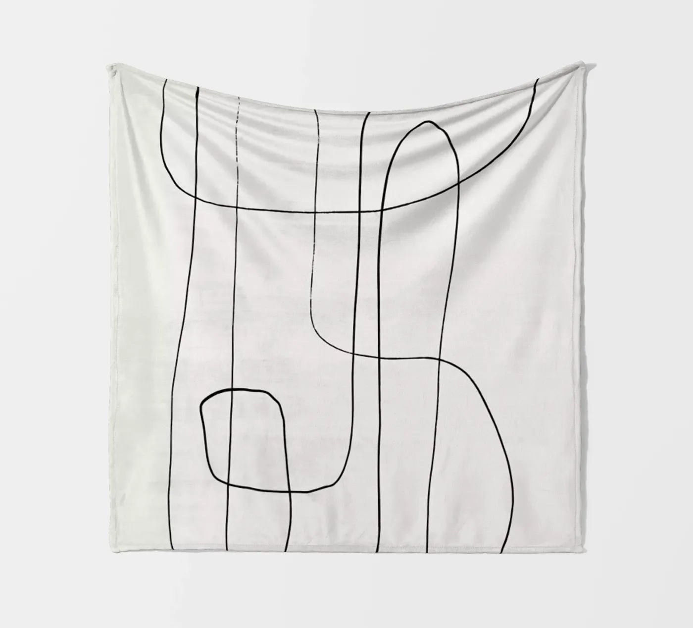 Traced 2 fleece blanket by Graphite