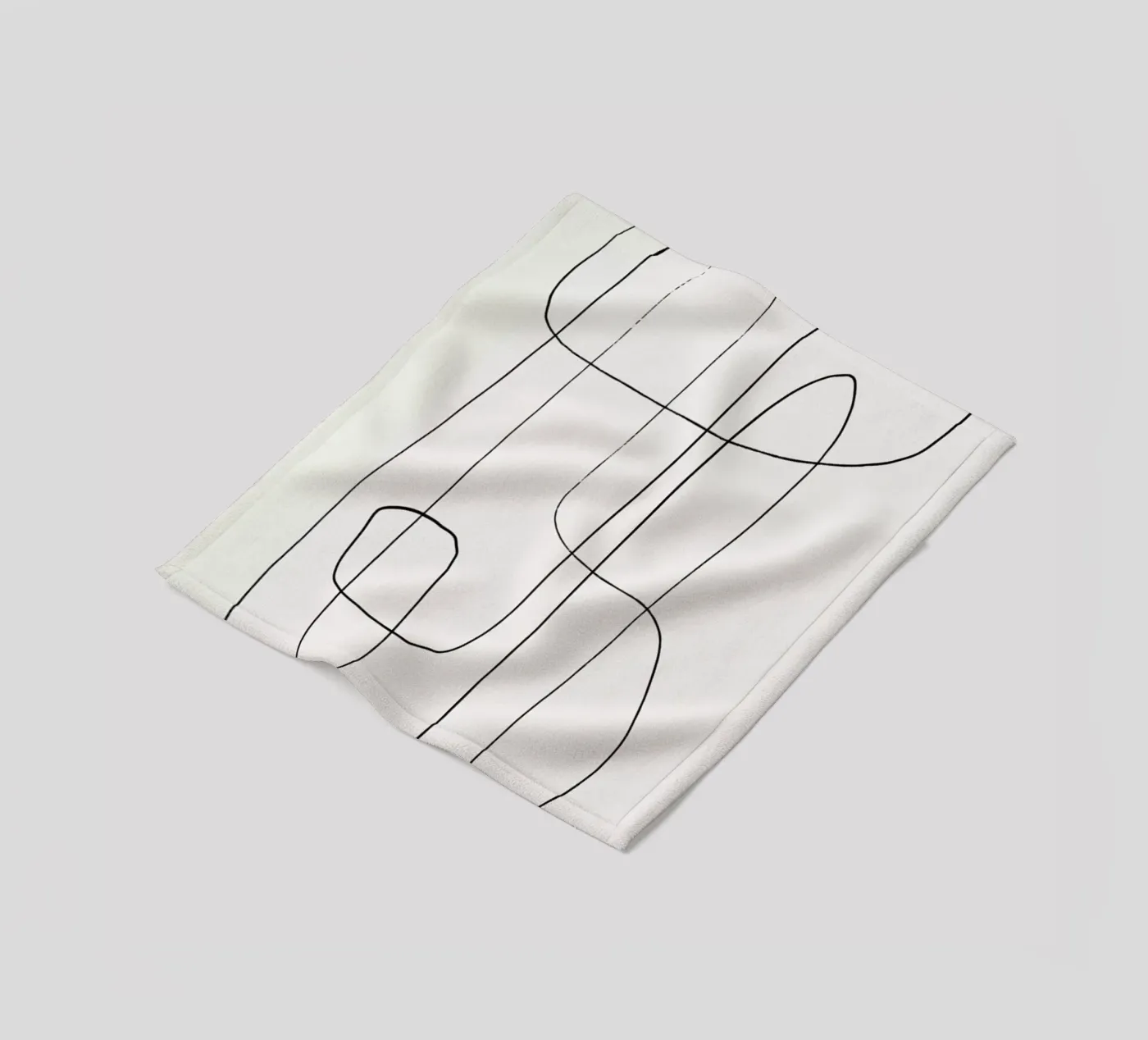 Traced 2 fleece blanket by Graphite