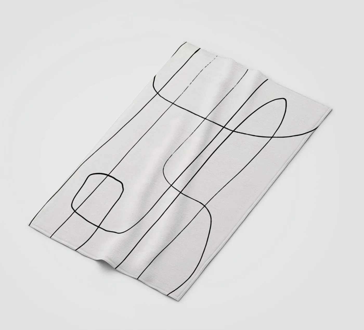 Traced 2 fleece blanket by Graphite