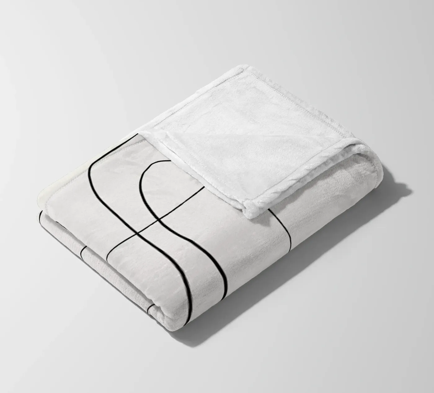 Traced 2 fleece blanket by Graphite