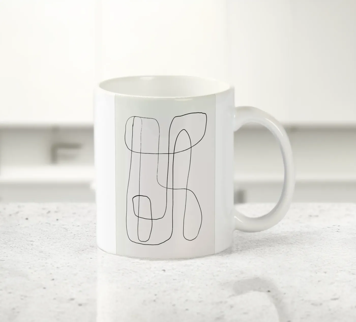 Traced 2 ceramic mug by Graphite