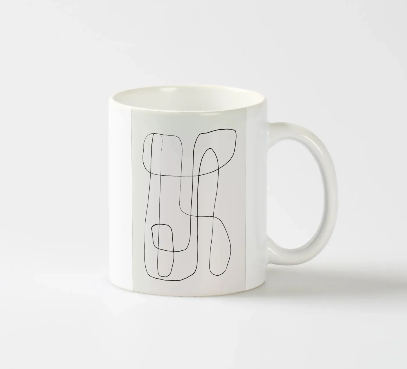 Traced 2 ceramic mug by Graphite