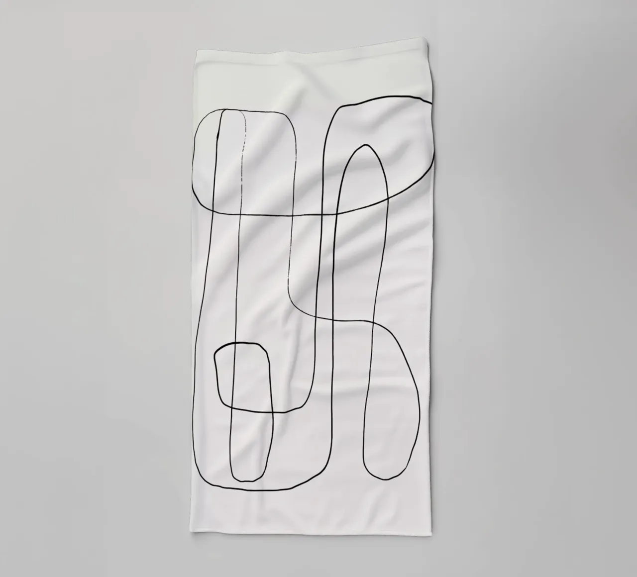 Traced 2 towel by Graphite