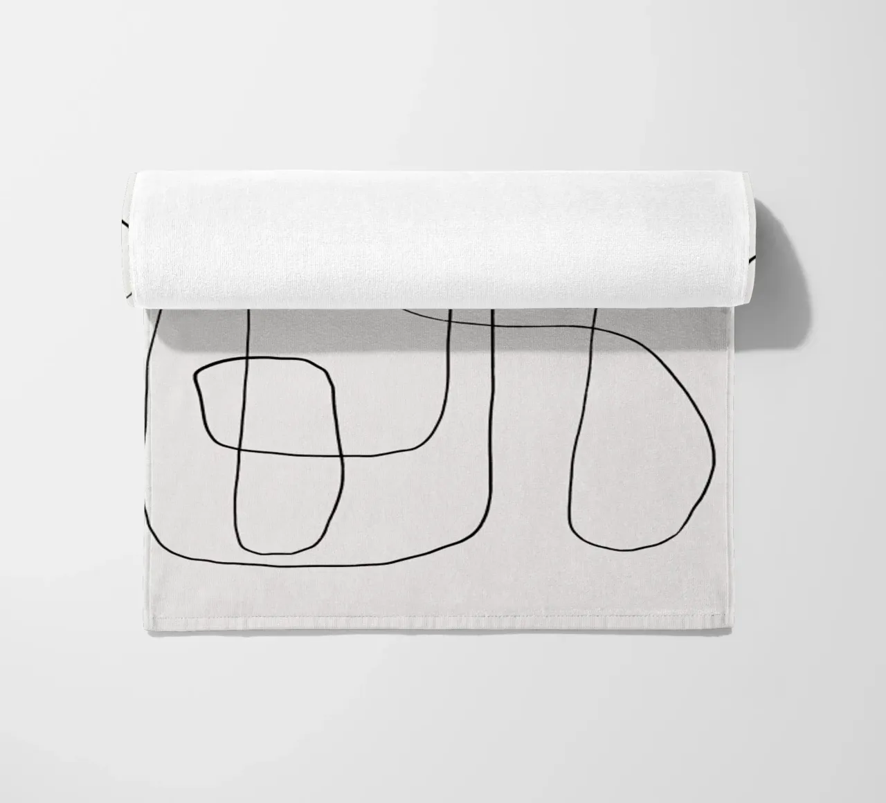 Traced 2 beach towel by Graphite