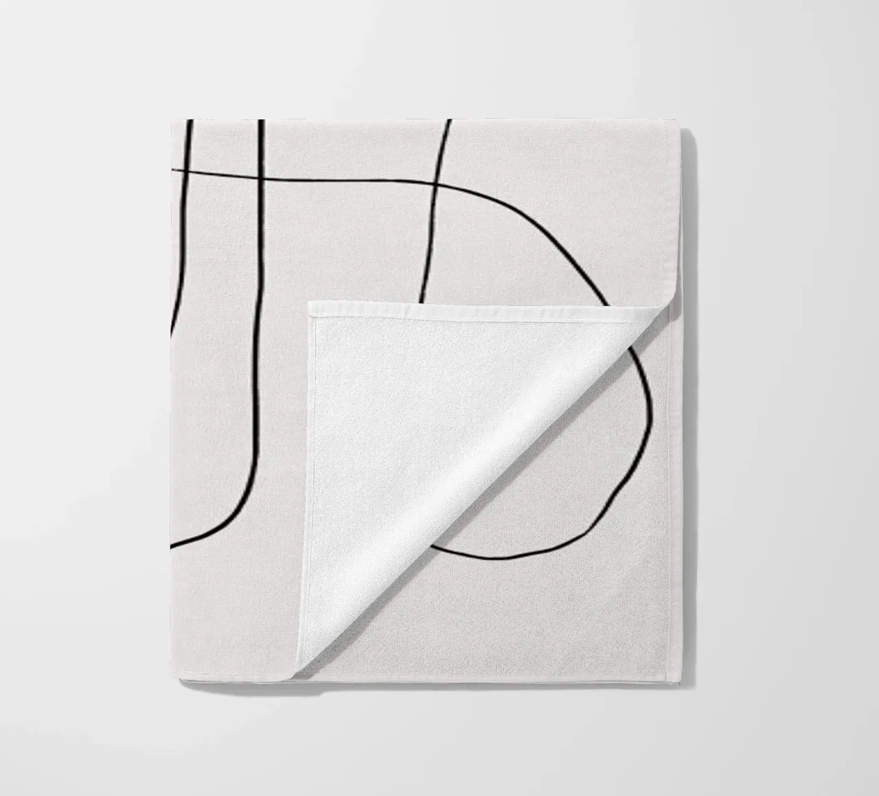 Traced 2 beach towel by Graphite