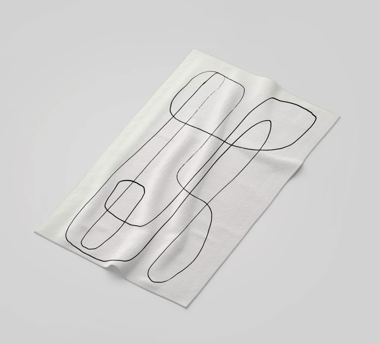 Traced 2 beach towel by Graphite