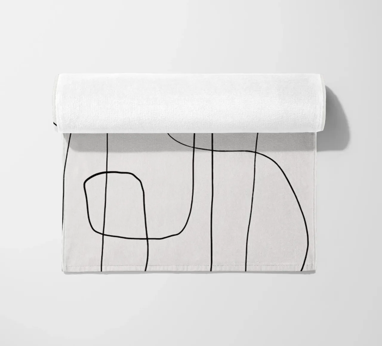 Traced 2 beach towel by Graphite