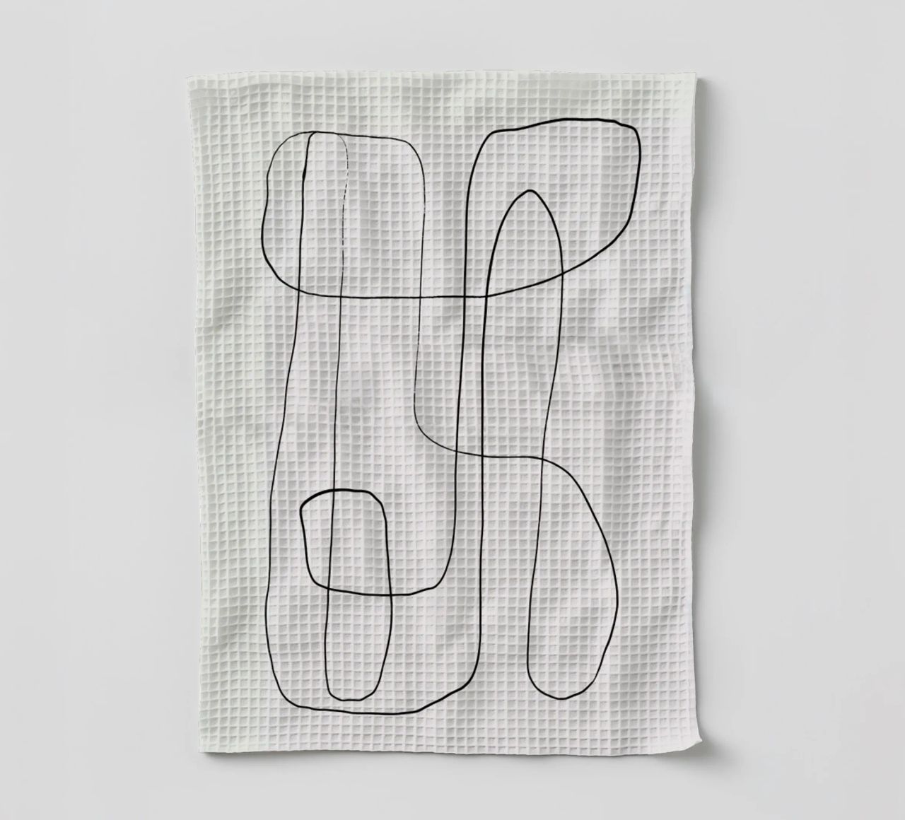 Traced 2 Geschirrtuch von Graphite