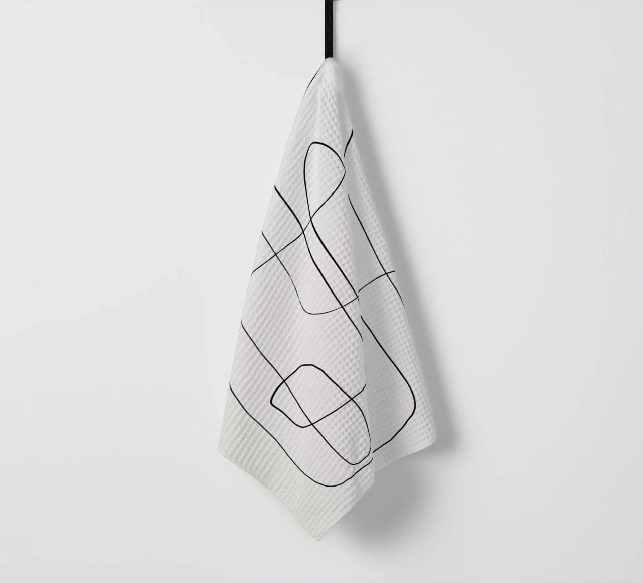Traced 2 Geschirrtuch von Graphite