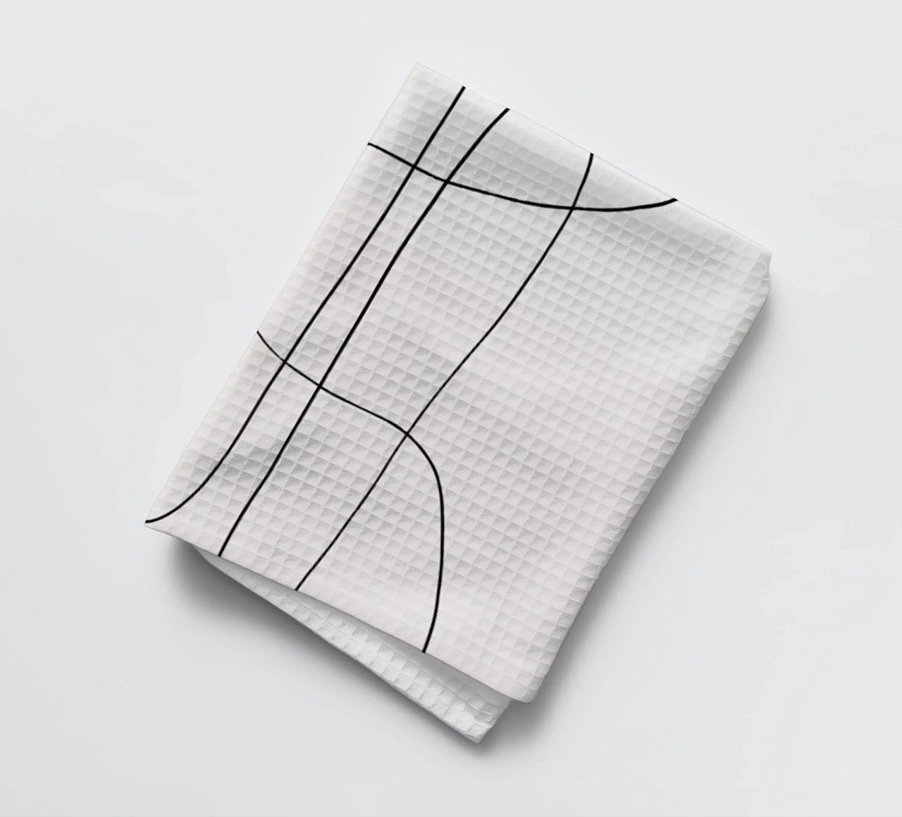 Traced 2 Geschirrtuch von Graphite