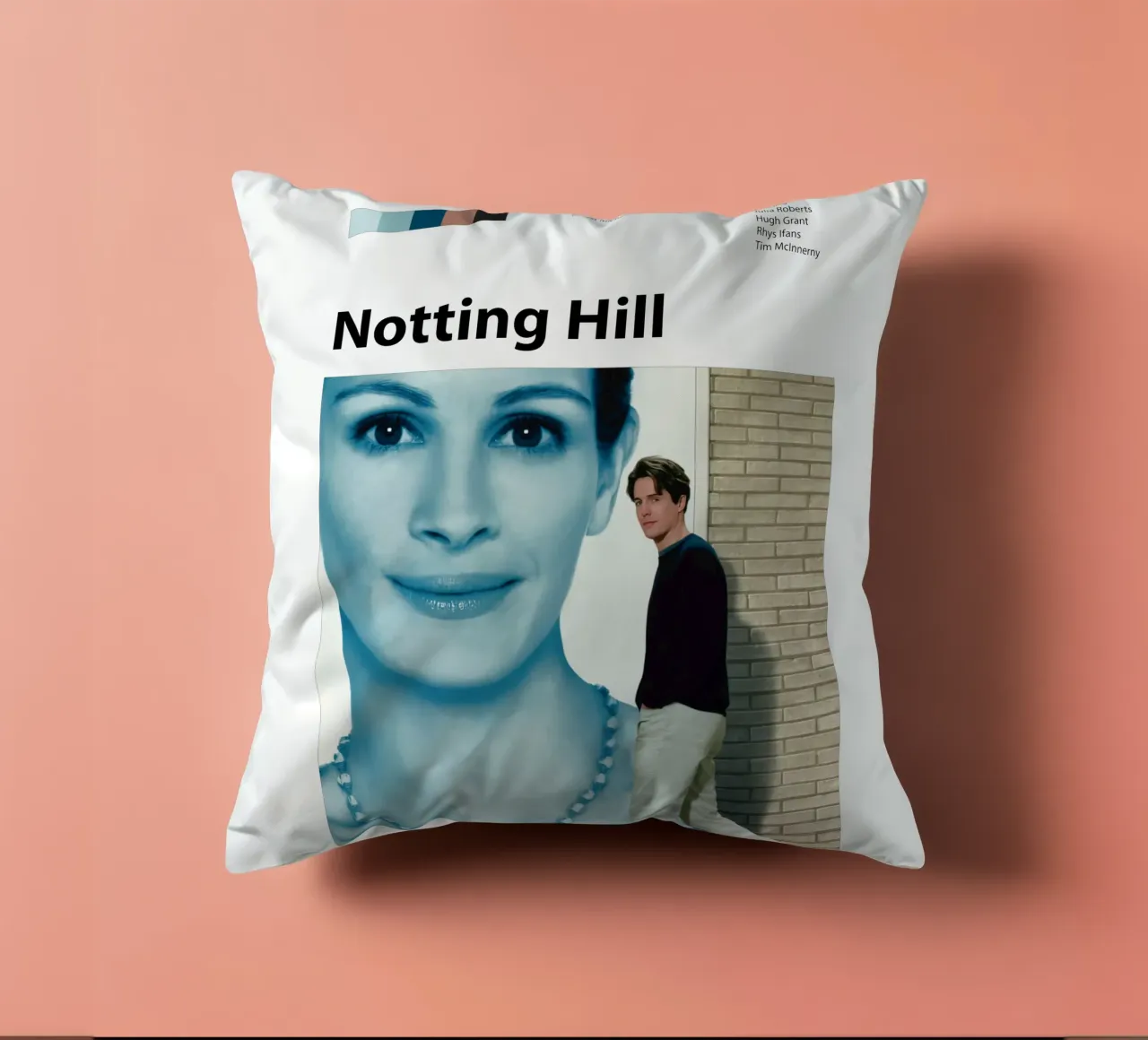 Notting Hill decorative cushion by 🎞 The Movie Wall
