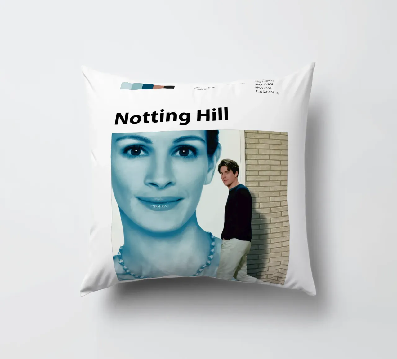 Notting Hill decorative cushion by 🎞 The Movie Wall