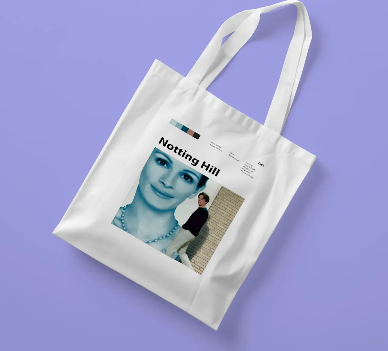 Notting Hill tote bag by 🎞 The Movie Wall