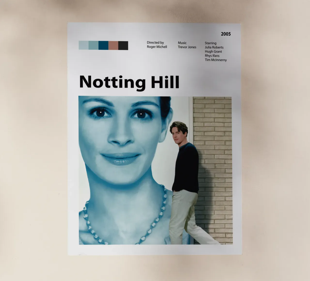 Notting Hill pellicola backlit da The Movie Wall