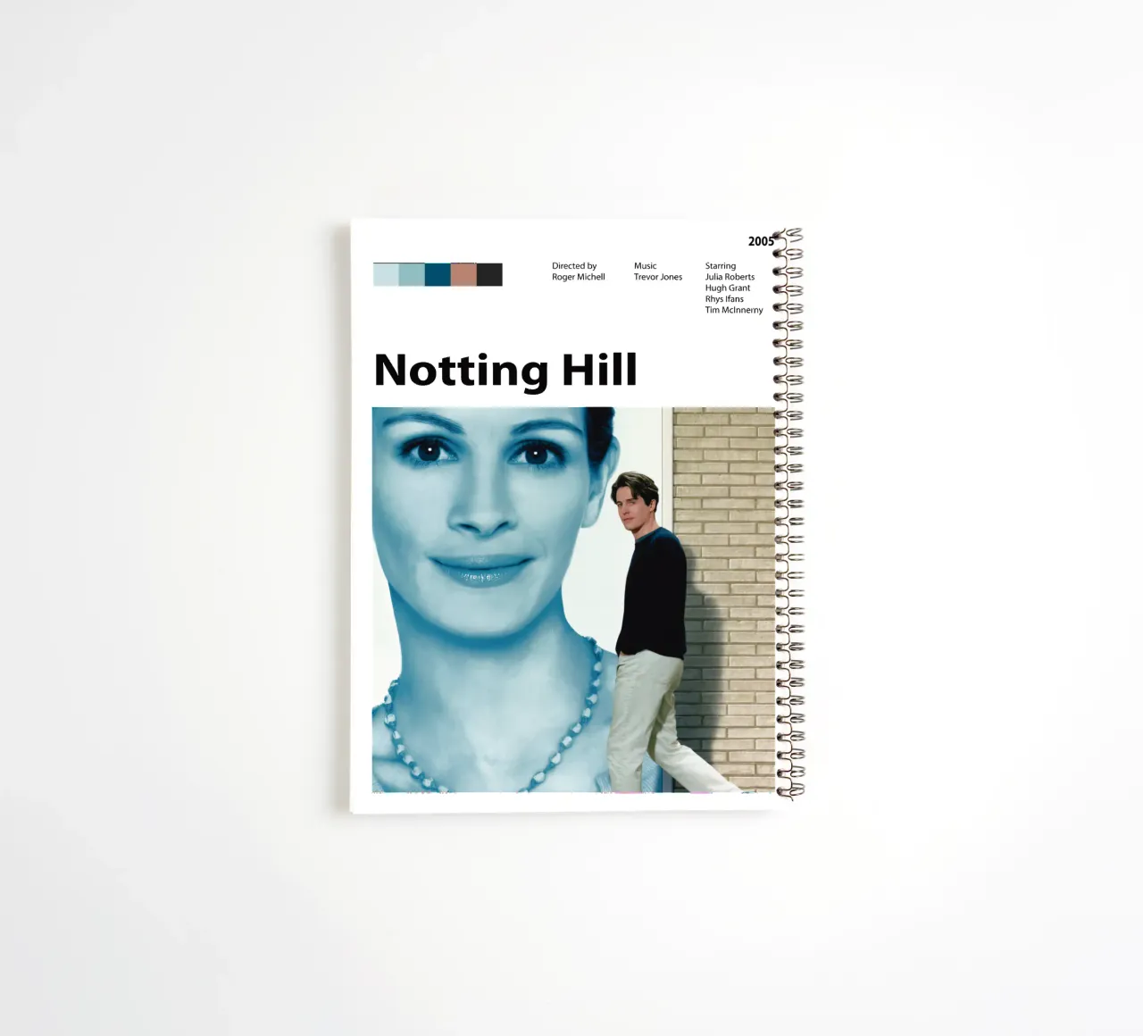 Notting Hill spiral notebook by 🎞 The Movie Wall