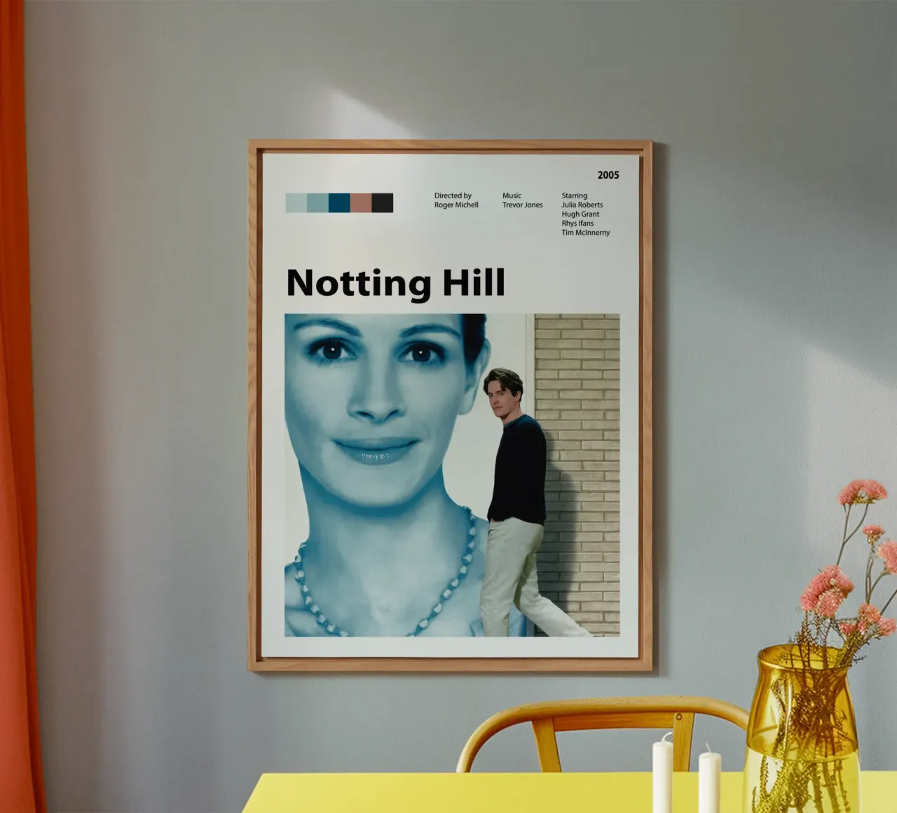 Notting Hill alu-dibond by 🎞 The Movie Wall