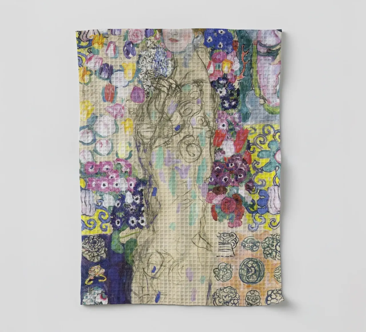 Portrait de Maria Munk (1917-1918)* par Gustav Klimt torchon de Gustav Klimt ART Prints