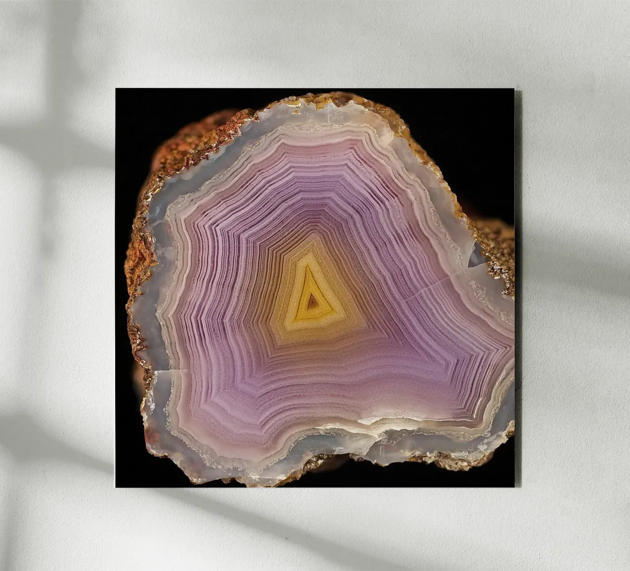 Agata Fetta Texture 22 alluminio dibond da Gemstone Textures