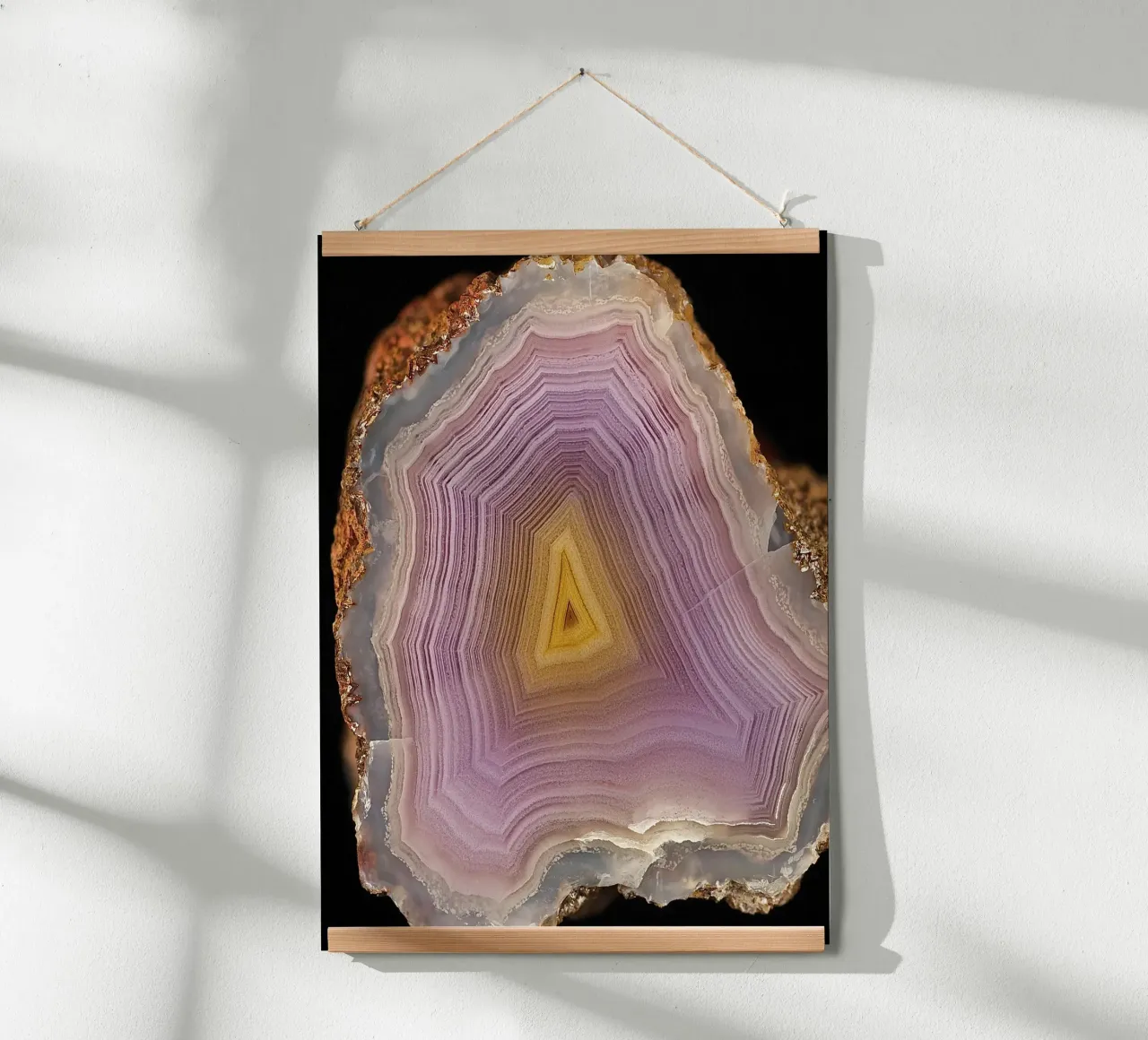 Agata Fetta Texture 22 poster da Gemstone Textures