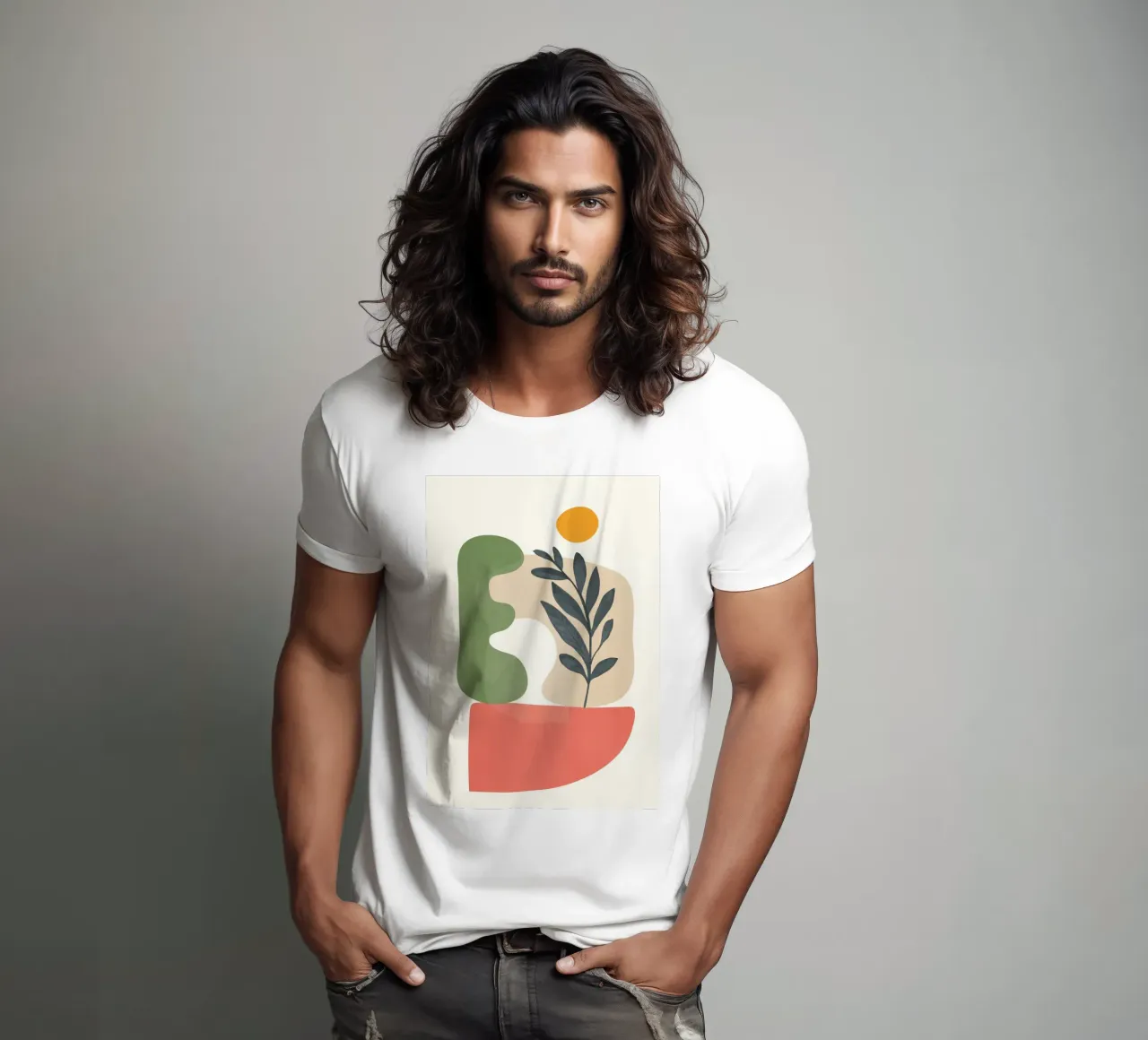 Abstract Sunset 03 t-shirt da Flow Line