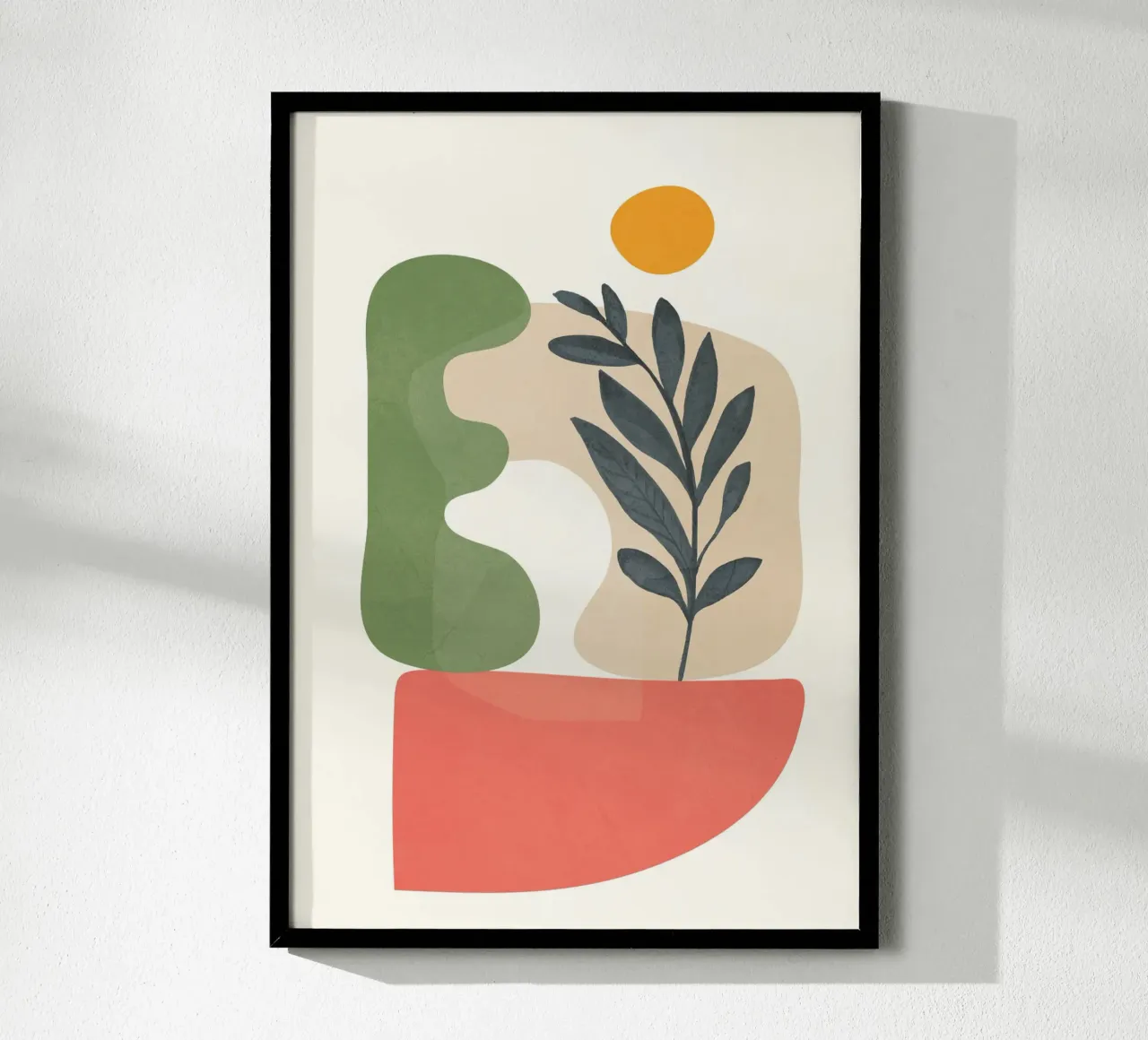 Abstract Sunset 03 Poster von Flow Line