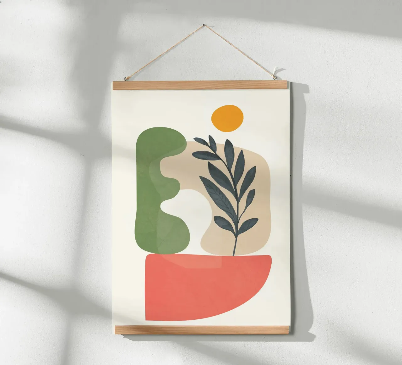 Abstract Sunset 03 Poster von Flow Line