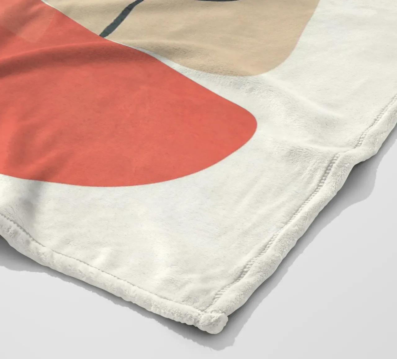 Abstract Sunset 03 coperta in pile da Flow Line