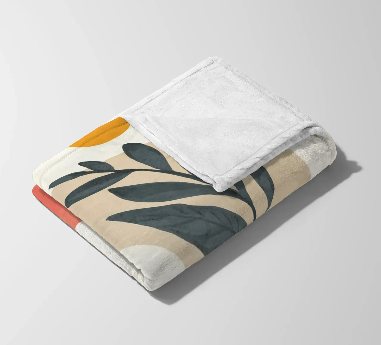 Abstract Sunset 03 coperta in pile da Flow Line