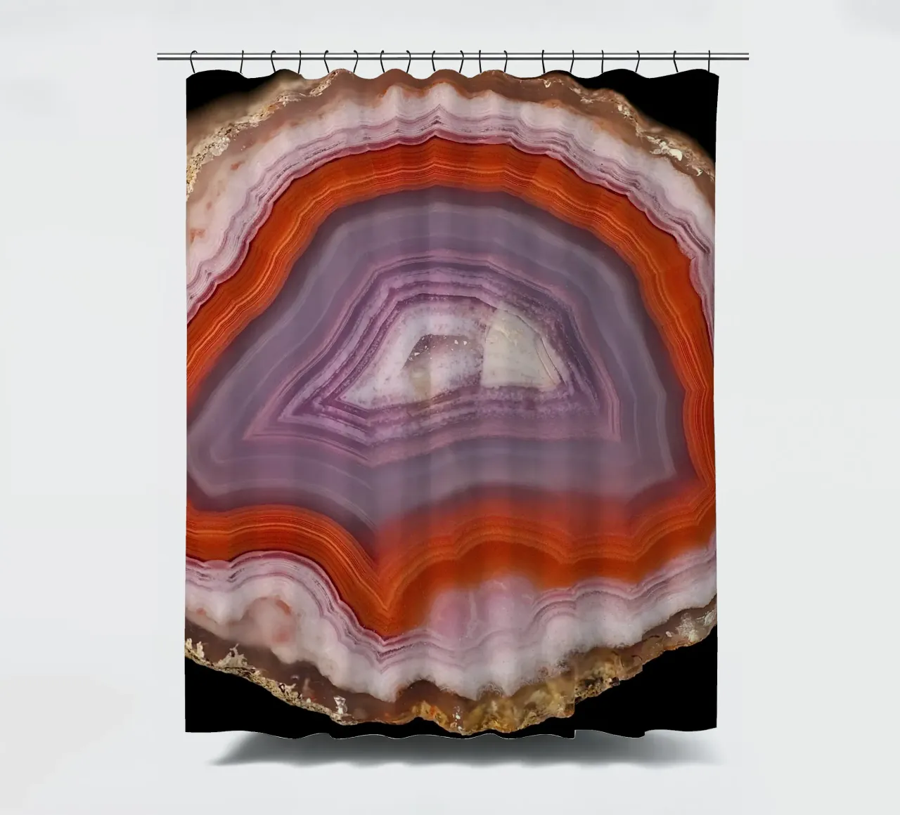 Texture fetta d'agata 25 tenda da doccia da Gemstone Textures