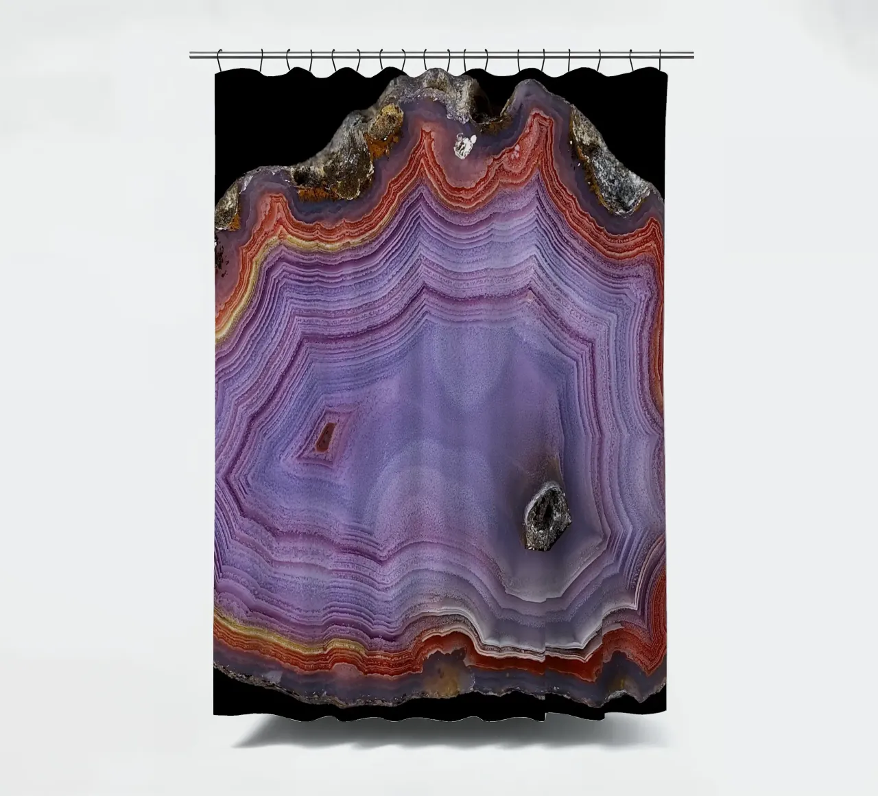 Texture fetta d'agata 26 tenda da doccia da Gemstone Textures