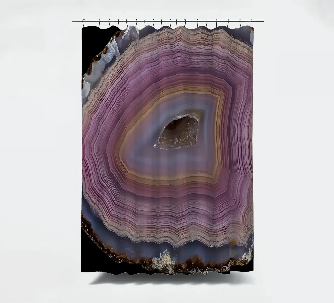 Texture fetta d'agata 28 tenda da doccia da Gemstone Textures