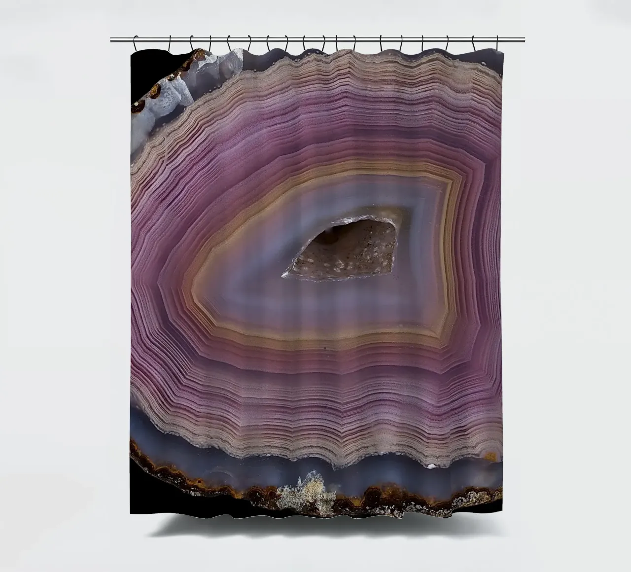 Texture fetta d'agata 28 tenda da doccia da Gemstone Textures