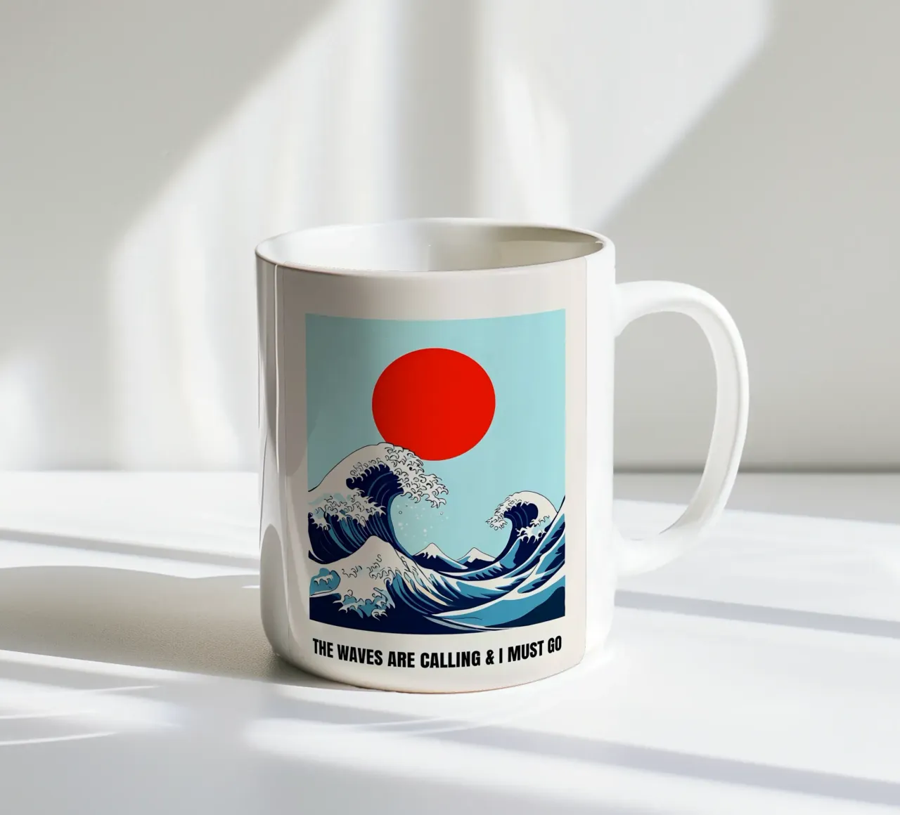 L'onda di richiamo tazza in ceramica da inspirational quote