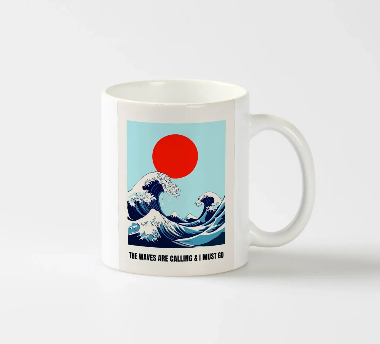 L'onda di richiamo tazza in ceramica da inspirational quote