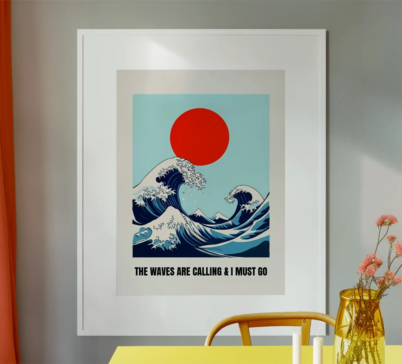 The Calling Wave poster by inspirational quote